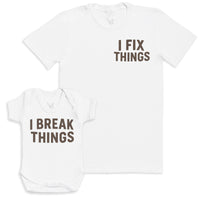 I Break Things - Baby Gift Set - Baby Bodysuit Gift Set
