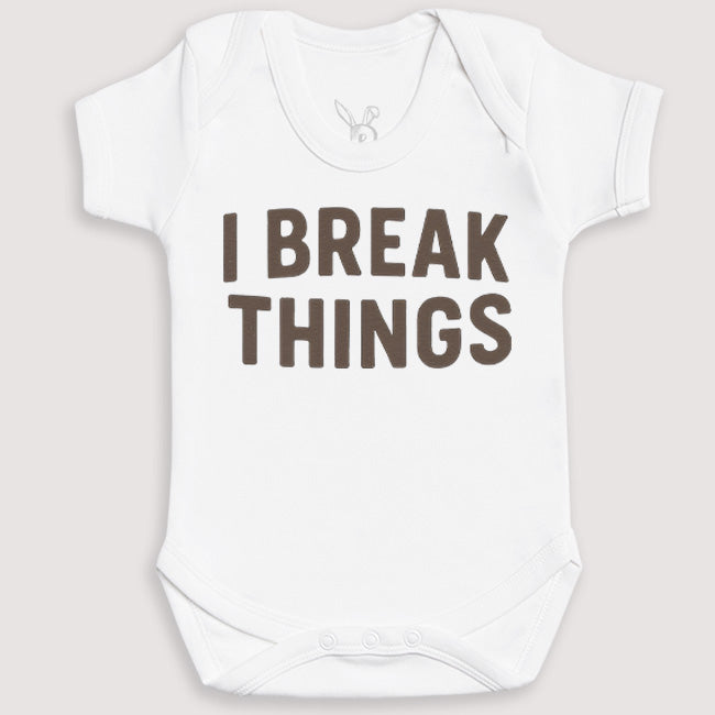 I Break Things - Baby Gift Set - Baby Bodysuit Gift Set