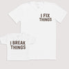 I Break Things - Baby Gift Set - Baby Bodysuit Gift Set