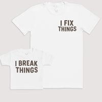 I Break Things - Baby Gift Set - Baby Bodysuit Gift Set