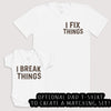 I Break Things - Baby Gift Set - Baby Bodysuit Gift Set