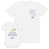 Little Dreamer - Baby Gift Set - Baby Bodysuit Gift Set