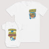 Powered By Naps And Giggles - Baby Gift Set - Baby Bodysuit Gift Set