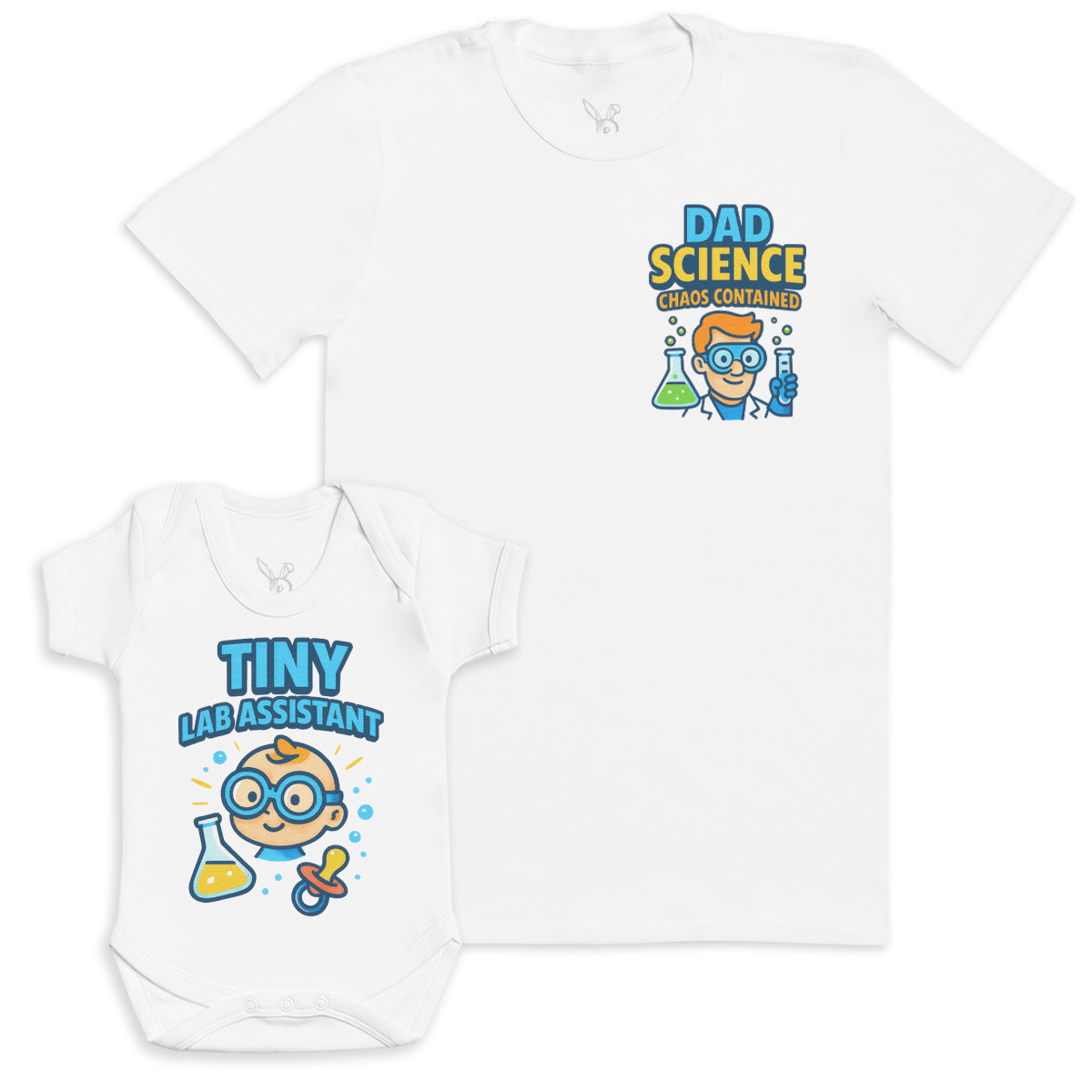 Tiny Lab Assistant - Baby Gift Set - Baby Bodysuit Gift Set