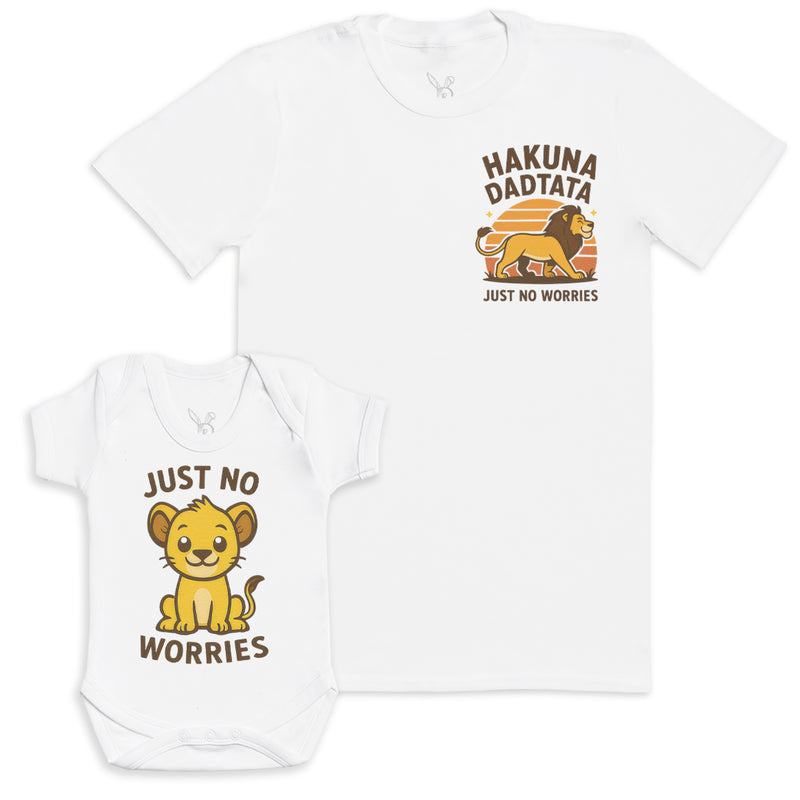 Just No Worries - Baby Gift Set - Baby Bodysuit Gift Set
