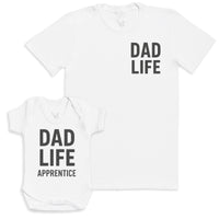 Dad Life Apprentice - Baby Gift Set - Baby Bodysuit Gift Set