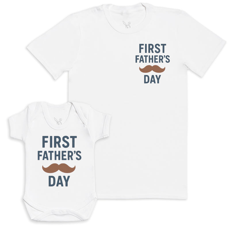 First Father's Day - Baby Gift Set - Baby Bodysuit Gift Set