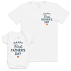 Happy First Father's Day - Baby Gift Set - Baby Bodysuit Gift Set