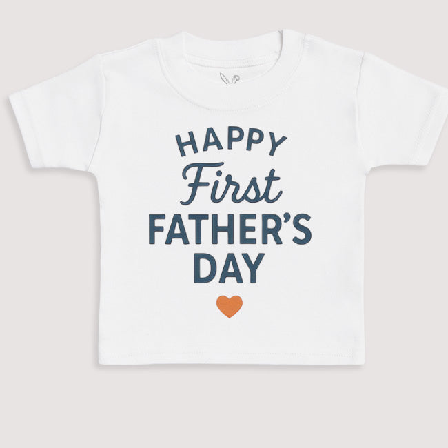Happy First Father's Day - Baby Gift Set - Baby Bodysuit Gift Set