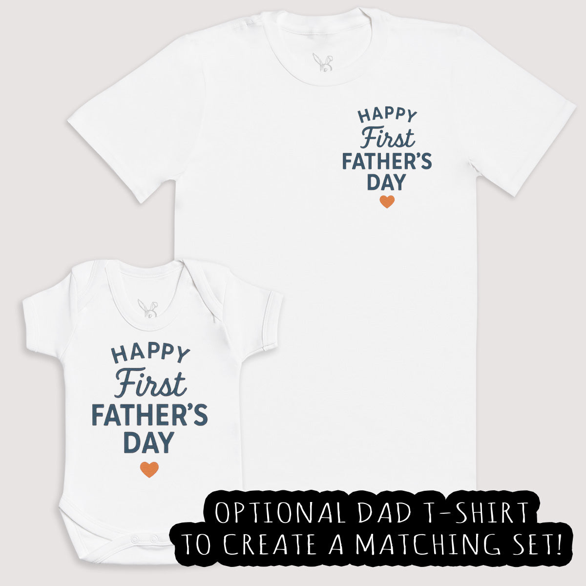 Happy First Father's Day - Baby Gift Set - Baby Bodysuit Gift Set