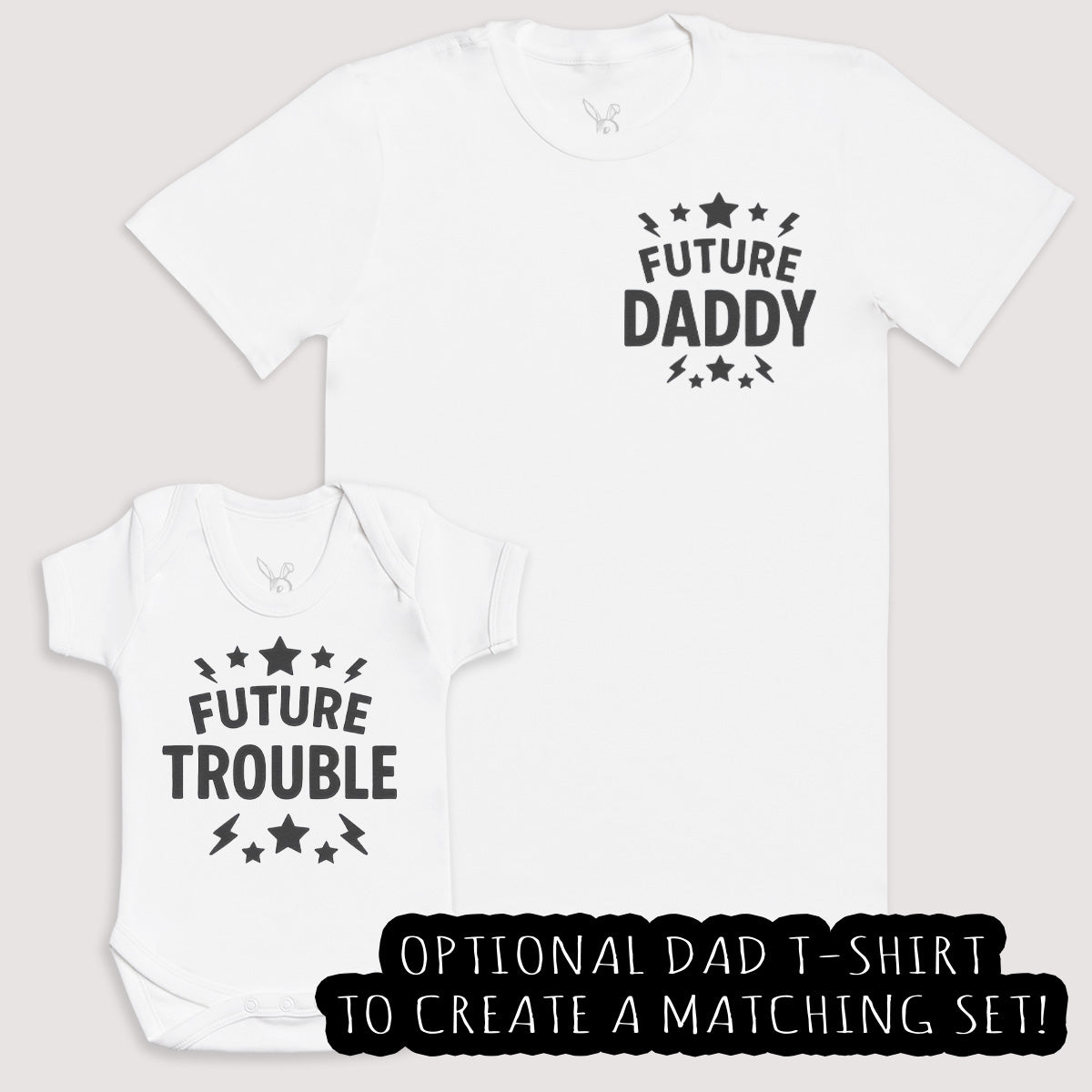 Future Trouble - Baby Gift Set - Baby Bodysuit Gift Set