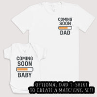 Coming Soon Baby - Baby Gift Set - Baby Bodysuit Gift Set