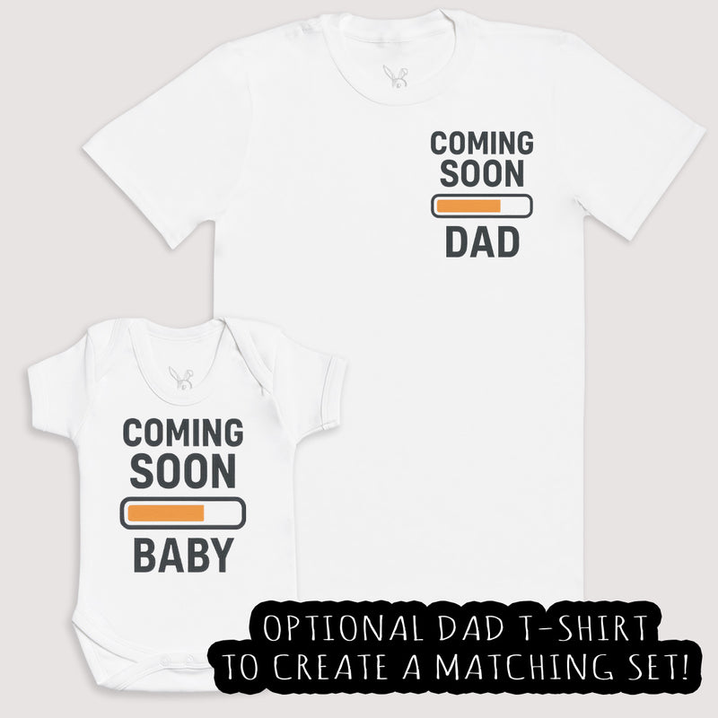 Coming Soon Baby - Baby Gift Set - Baby Bodysuit Gift Set