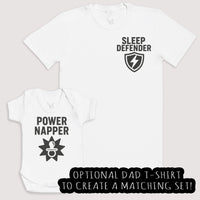 Power Napper - Baby Gift Set - Baby Bodysuit Gift Set