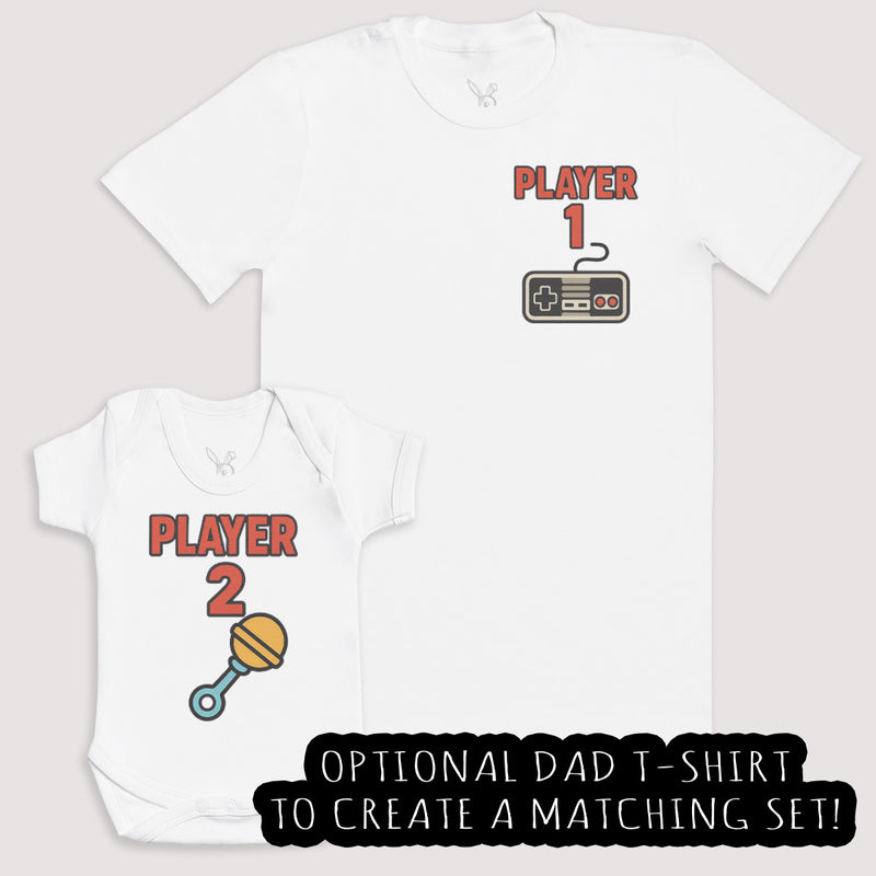 Player 2 - Baby Gift Set - Baby Bodysuit Gift Set