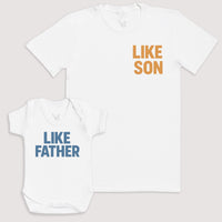 Like Father - Baby Gift Set - Baby Bodysuit Gift Set