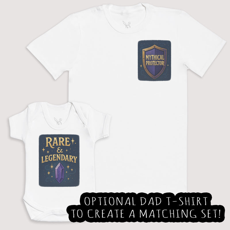 Rare And Legendary - Baby Gift Set - Baby Bodysuit Gift Set