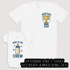 New To The Crew - Baby Gift Set - Baby Bodysuit Gift Set