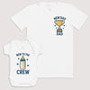 New To The Crew - Baby Gift Set - Baby Bodysuit Gift Set