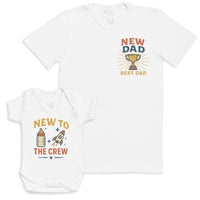New To The Crew - Baby Gift Set - Baby Bodysuit Gift Set