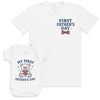 My First Father's Day - Baby Gift Set - Baby Bodysuit Gift Set