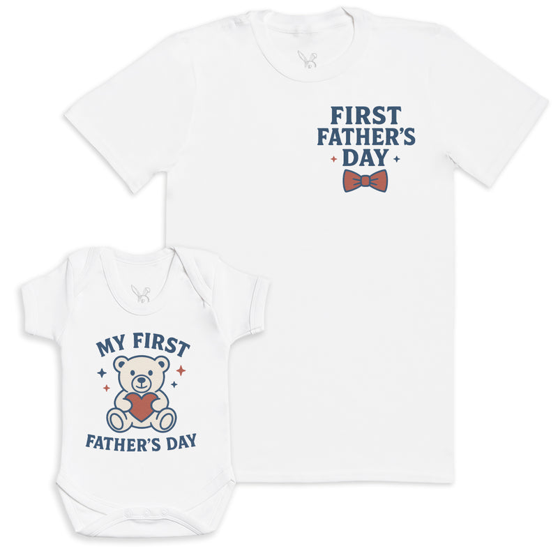 My First Father's Day - Baby Gift Set - Baby Bodysuit Gift Set
