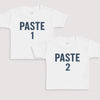 Paste 1 And Paste 2 - Baby Gift Set - Baby Bodysuit Gift Set