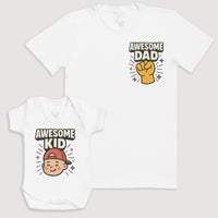 Awesome Kid - Baby Gift Set - Baby Bodysuit Gift Set