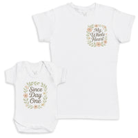 Since Day One - Baby Gift Set - Baby Bodysuit Gift Set