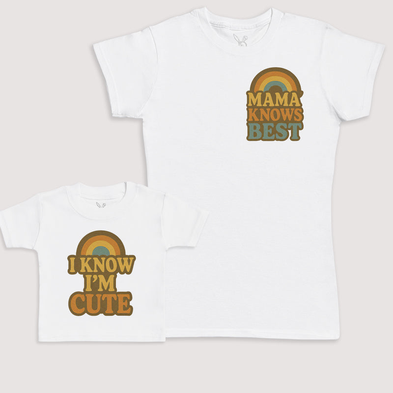 I Know I'm Cute - Baby Gift Set - Baby Bodysuit Gift Set