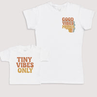 Tiny Vibes Only - Baby Gift Set - Baby Bodysuit Gift Set