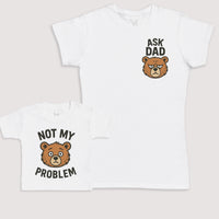 Not My Problem - Baby Gift Set - Baby Bodysuit Gift Set