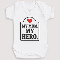 My Mum My Hero - Baby Gift Set - Baby Bodysuit Gift Set