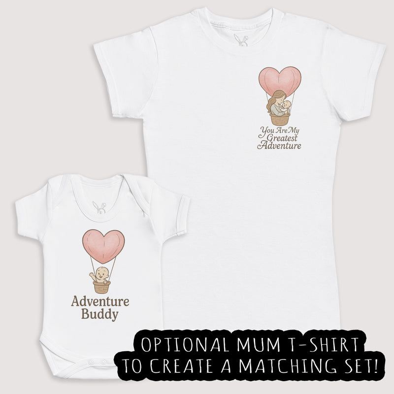 Adventure Buddy - Baby Gift Set - Baby Bodysuit Gift Set