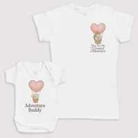Adventure Buddy - Baby Gift Set - Baby Bodysuit Gift Set