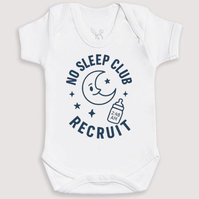 No Sleep Club Recruit - Baby Gift Set - Baby Bodysuit Gift Set