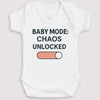 Baby Mode Chaos Unlocked - Baby Gift Set - Baby Bodysuit Gift Set