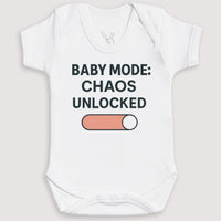 Baby Mode Chaos Unlocked - Baby Gift Set - Baby Bodysuit Gift Set