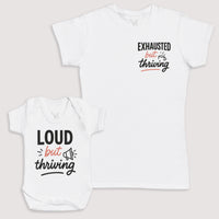 Loud But Thriving - Baby Gift Set - Baby Bodysuit Gift Set