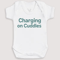 Charging on Cuddles - Baby Gift Set - Baby Bodysuit Gift Set