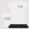 Charging on Cuddles - Baby Gift Set - Baby Bodysuit Gift Set