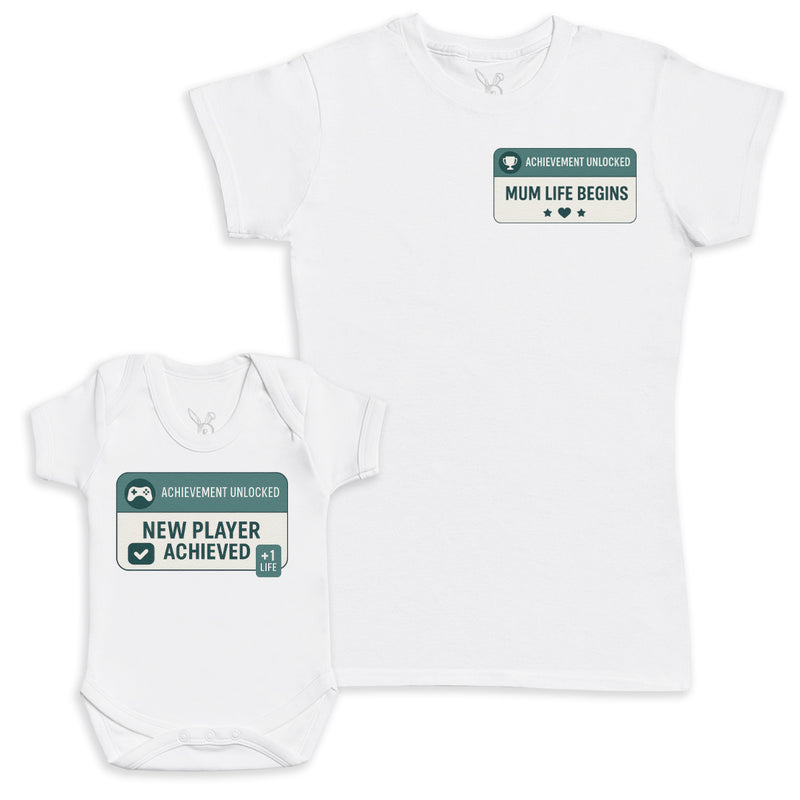 New Player Achieved - Baby Gift Set - Baby Bodysuit Gift Set