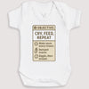 Cry Feed Repeat - Baby Gift Set - Baby Bodysuit Gift Set