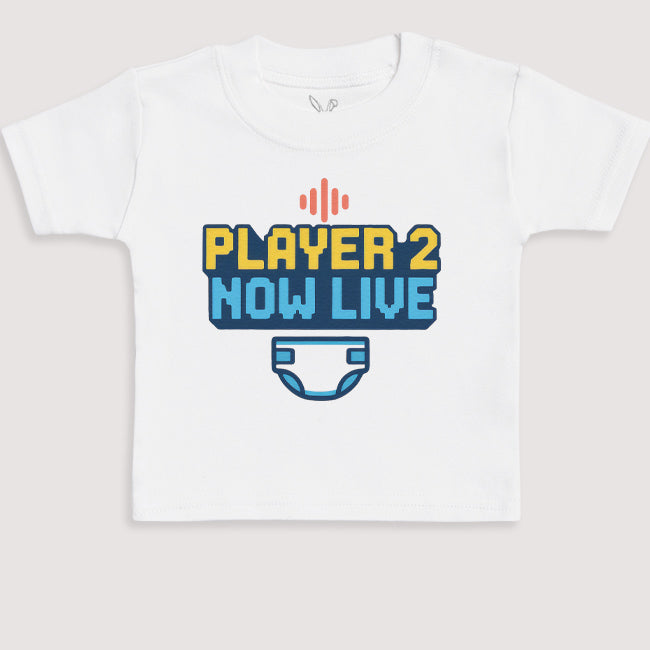 Player 2 Now Live - Baby Gift Set - Baby Bodysuit Gift Set