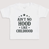 Ain't No Hood Like Child Hood - Baby Gift Set - Baby Bodysuit Gift Set