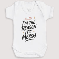 Reason It's Messy - Baby Gift Set - Baby Bodysuit Gift Set