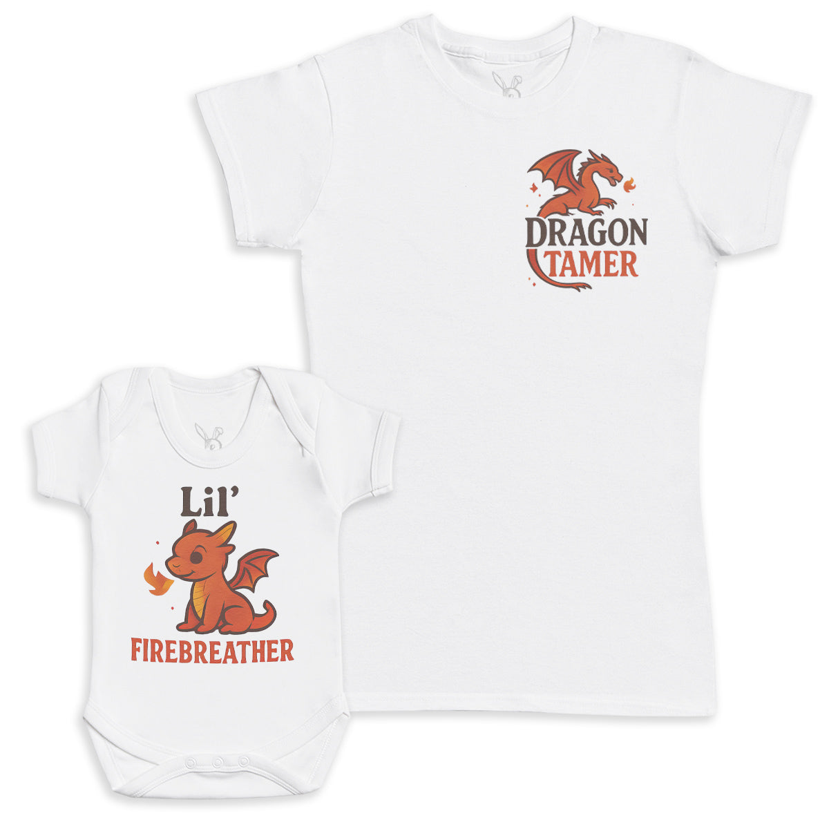 Lil' Firebreather - Baby Gift Set - Baby Bodysuit Gift Set