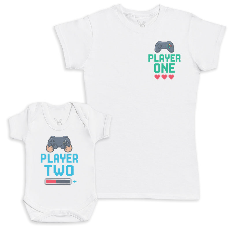 Player Two - Baby Gift Set - Baby Bodysuit Gift Set