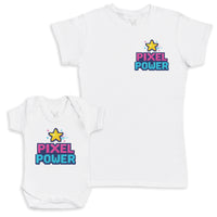 Pixel Power - Baby Gift Set - Baby Bodysuit Gift Set
