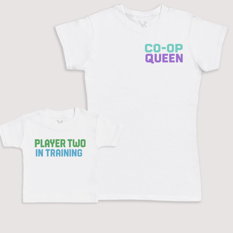Player Two In Training - Baby Gift Set - Baby Bodysuit Gift Set